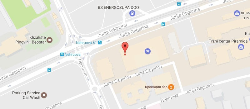 Piljan DOO - Lokacija Novi Beograd pijaca blok 44